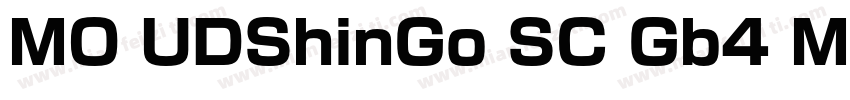 MO UDShinGo SC Gb4 M字体转换